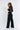 Nia Straight-Leg Trouser Pants - Breathable with Sheer Mesh Panel
